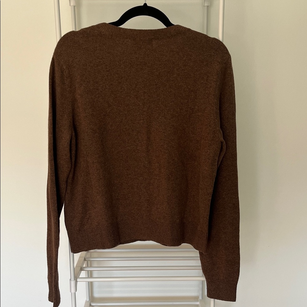 Old Navy Women's Brown Button-Front Knit Cardigan - Picture 3 of 5